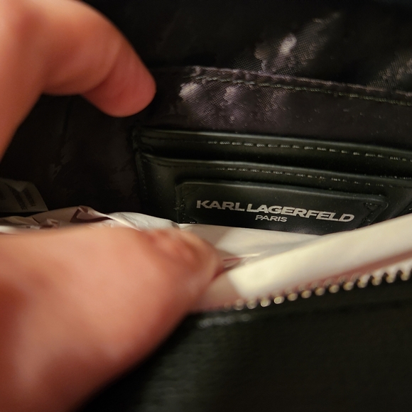 ✨️KARL LAGERFELD✨️ PARIS 🕶 MAYBELLE ROUND HEAD DUO CAMERA CROSSBODY BAG NWT - Picture 12 of 12